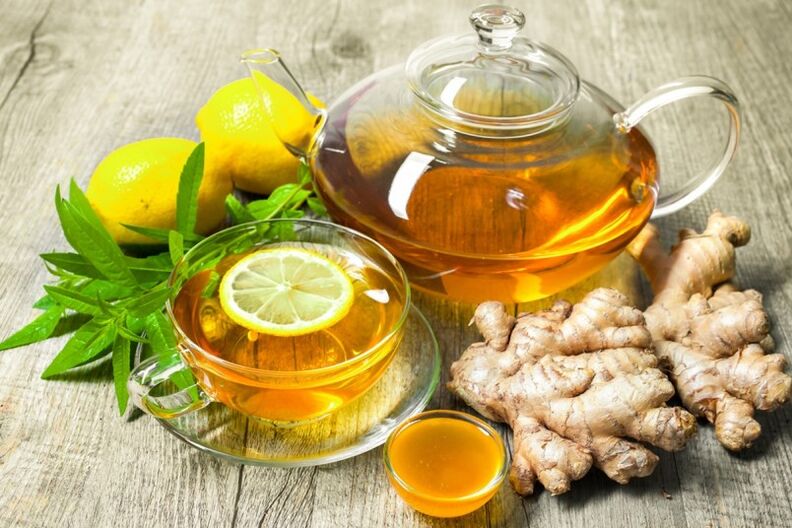 Tea with lemon and ginger will help get a man's metabolism in order